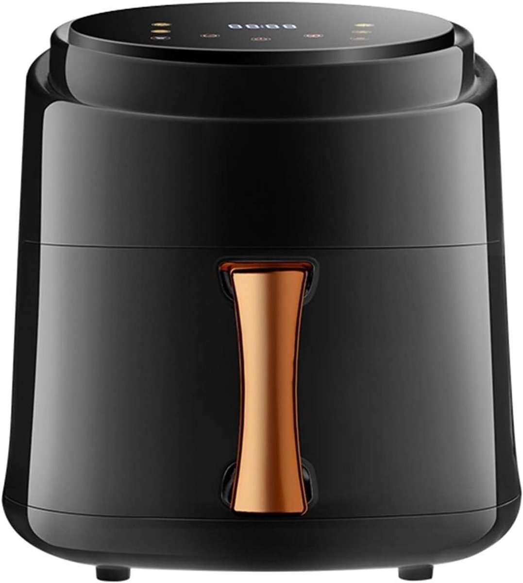 Heteluchtfriteuse Oven - Olievrije Frituurpan - Gezond Koken - Snelle Luchtcirculatie - 8 Liter Inhoud - Zwart