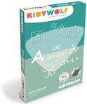 Kidywolf Kidydraw Mini doos met educatieve kaarten, letters en rekenspelletjes.