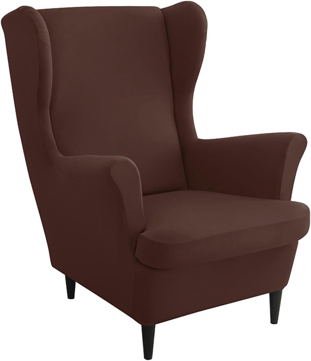 Moderne fauteuil van melkzijde met kussen, set van 2, stijlvolle en comfortabele loungesto