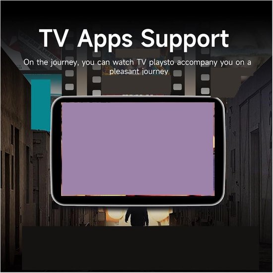 Auto dvd-speler Autoschermen Achterbank TV-scherm Hoofdsteunmonitor Auto CarPlay WiFi Film Online Videospeler — afbeelding 2