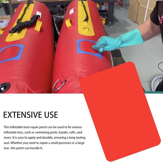 Reparatieset Opblaasbaar - Boot Pleisters - Waterdicht Maken - Duurzame Afdichting - 2 Stuks - Meerdere Kleuren — afbeelding 3