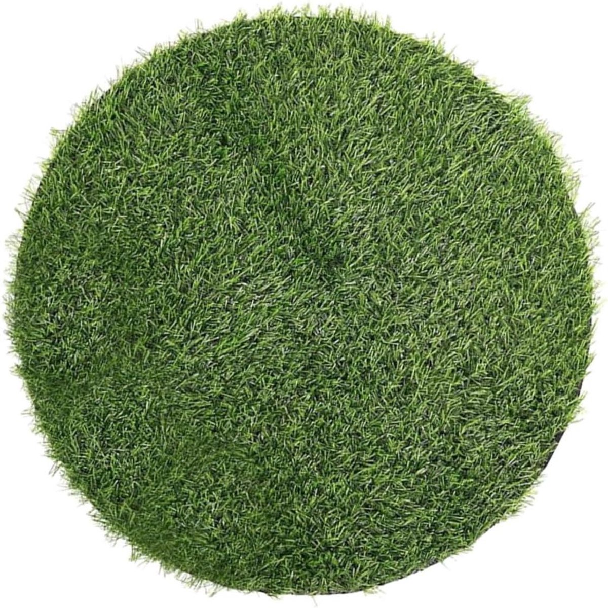 Kunstgras Tapijt - Rond Kleed - Tafel Decoratie - Onderhoudsvrij - 70 cm - Groente