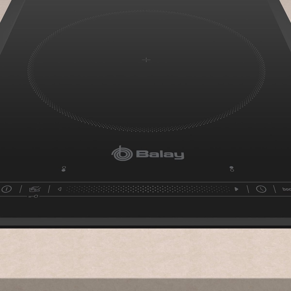 Inductiekookplaat - Elektrisch fornuis - Snel Koken - App Bediening - 30 cm - Zwart