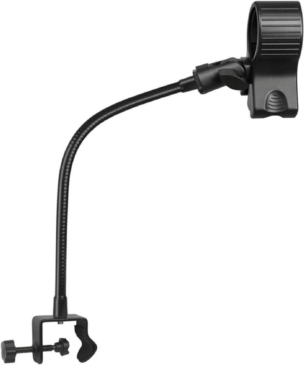 Microfoon Stand Arm - Zwanenhals Arm - Apparaten Monteren - Universele Klem - 30 cm - Zwart