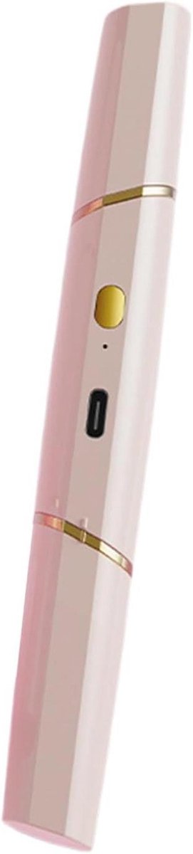 Wenkbrauwtrimmer - Gezichtstrimmer Neushaartrimmer - Persoonlijke Verzorging - Dubbele Kop - 18 x 4 x 2 cm - Zilver