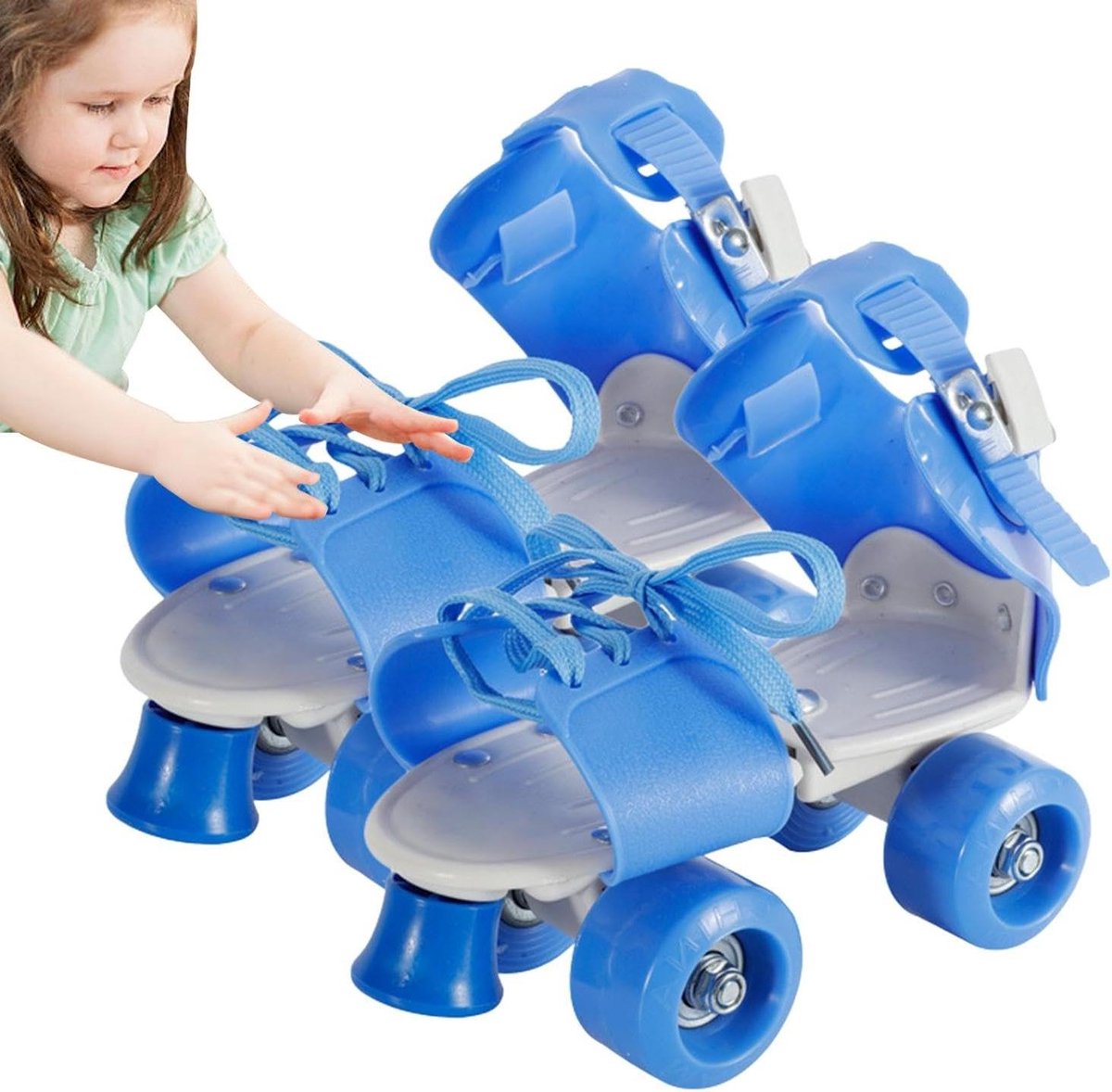 Verstelbare Rolschaatsen Quad Skates Buiten Spelen Met LED Wielen Verstelbare