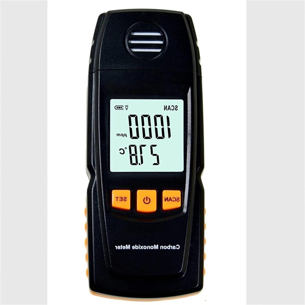 Luchtkwaliteitsmonitor - CO Gasdetector - Veiligheid Binnen - Hoge Precisie - 0-1000ppm - Zwart