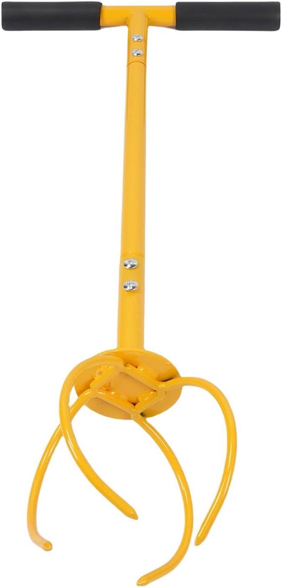Yosoo Health Gear Hand Tiller Stainless Steel Garden Claw Cultivator Soil Aeration Weather Trade for Gardening, with Ergomomic Handle, Lawn Loser Garden Bed and Plant Cabinet Flower Beds Vegetable