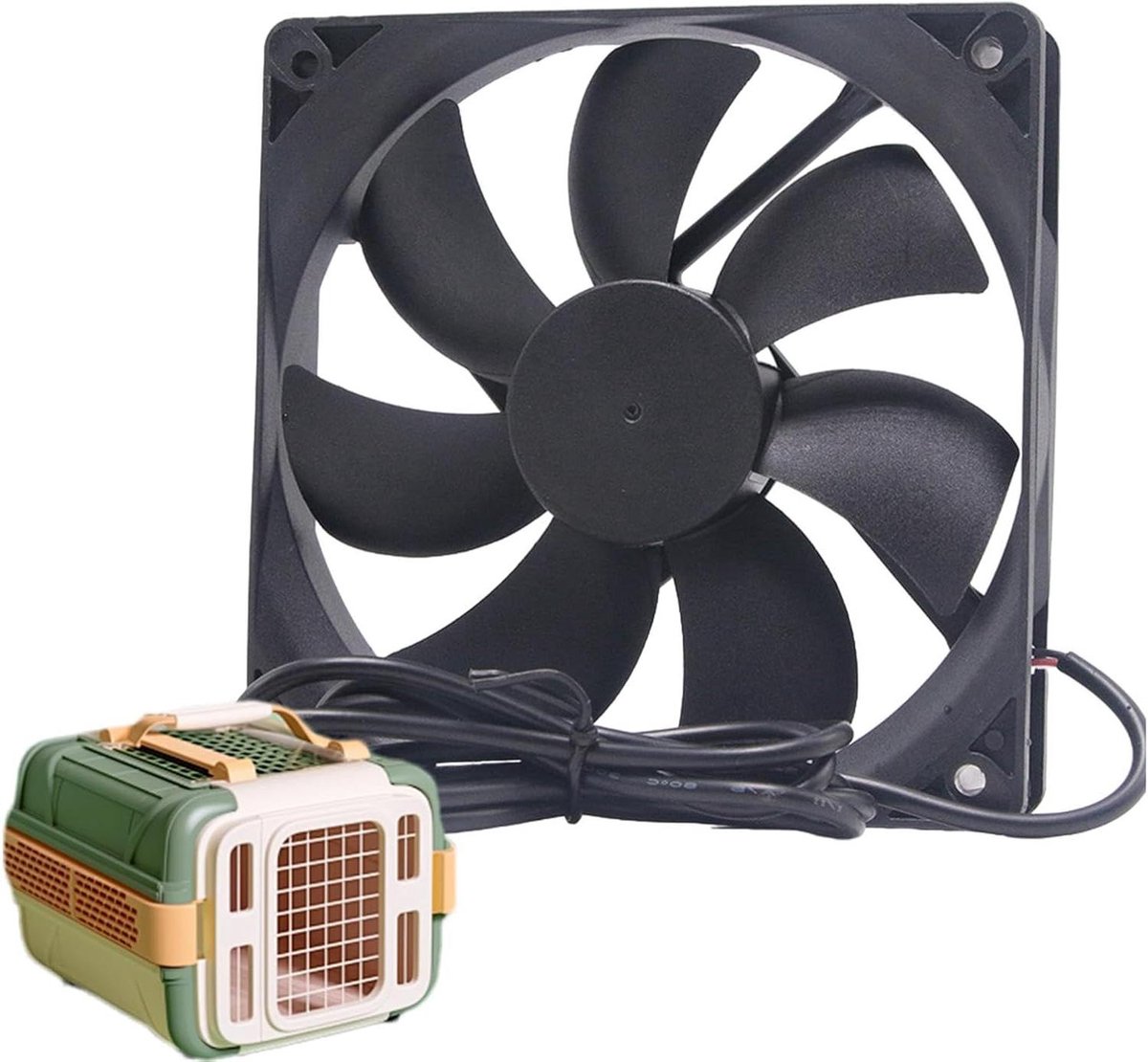 USB Ventilator - Koeler PC - Apparaten Koelen - Stil Ontwerp - 120 mm - Zwart