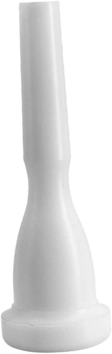 Trompet Mondstuk - Plastic Vervanging - Muziek Maken - Lichtgewicht Ontwerp - 8.3 cm - Wit