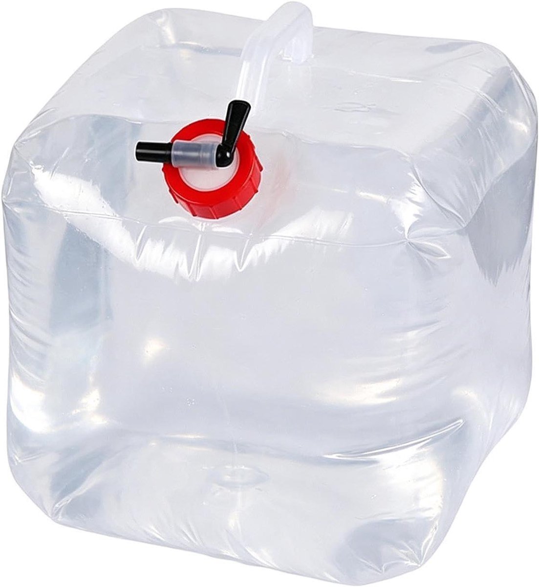 Waterjerrycan met kraan - Drinkwatercontainer opvouwbaar - Kamperen en reizen - Ruimtebesparend ontwerp - 15 liter inhoud - Uniek