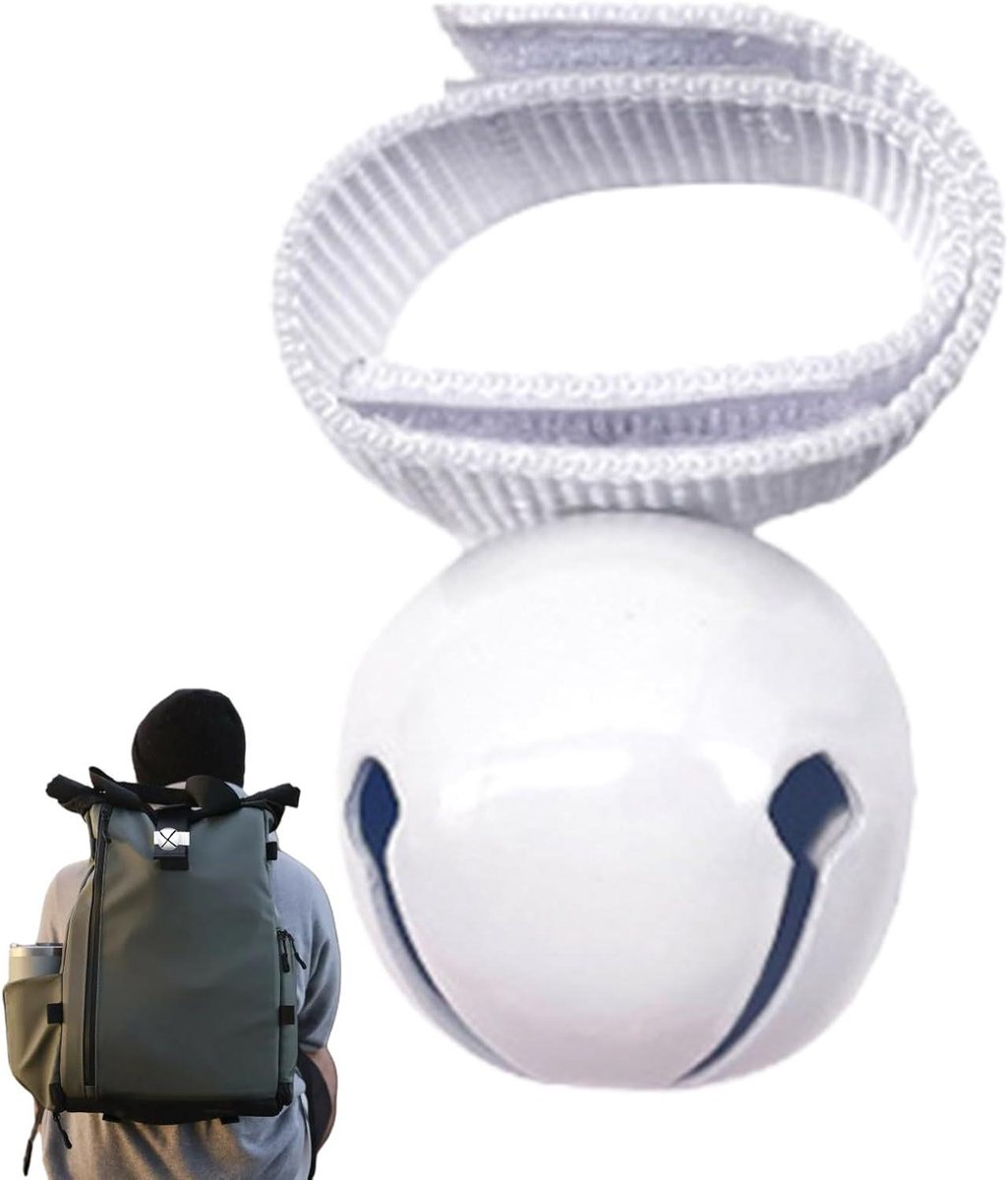 Klim Bel - Wandel Alarm - Buiten Activiteit - Dempbare Functie - 38 mm - Wit
