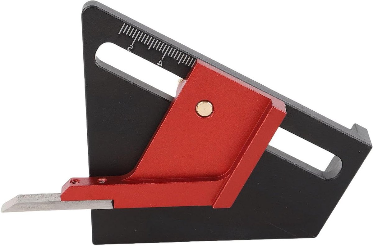 Tafelzaag Hoogtemeter - Meetinstrument Aluminium - Houtbewerking Precisie - CNC Gefreesd - N.v.t. - Zilver