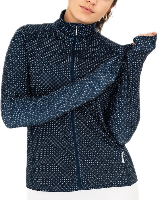 Func Factory dames Sportvestje Sheila donkerblauw maat 48 van Func Factory — afbeelding 3
