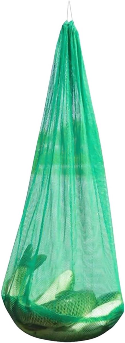 Vis Opbergtas - Net Tas Vangsttas - Vis Gerei Organiseren - Efficiënte Droging - 60x40cm - Groen
