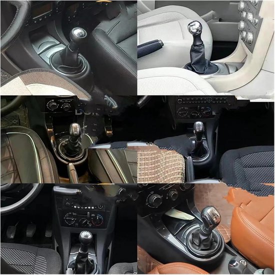 Schakelpook Knop - Versnellingshendel Handvat - Auto Interieur - Directe Vervanging - 5 Snelheden - Zwart — afbeelding 2