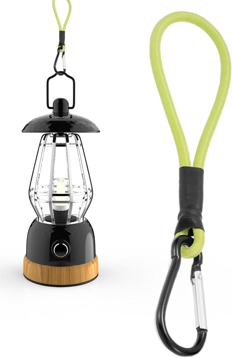 Bungee Touwen - Spanbanden Haken - Outdoor Gear - Verstelbaar Systeem - 7.1x6.3x3.2cm - Fluorescent Groen