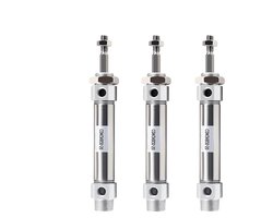 Luchtcilinder - Pneumatische Cilinder - Industriële Automatisering - Dubbelwerkend Ontwerp - 100mm Slag - Roestvrij Staal
