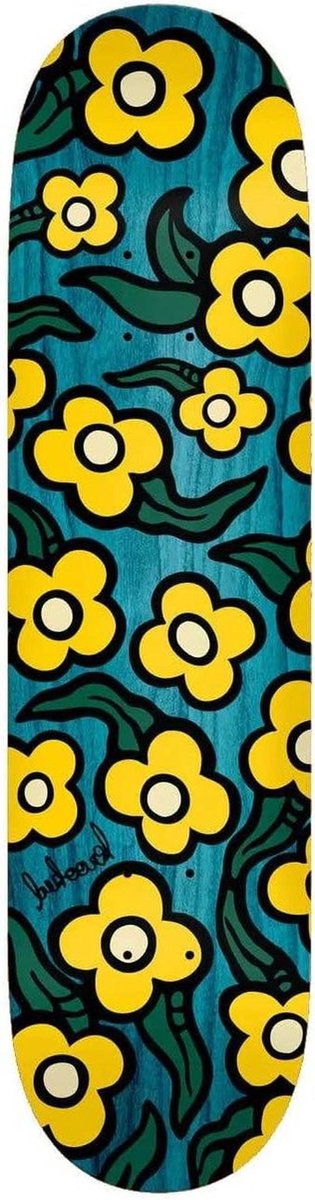 Skateboard Deck Plank Street Tricks Wild Style Flowers 7.75 inch