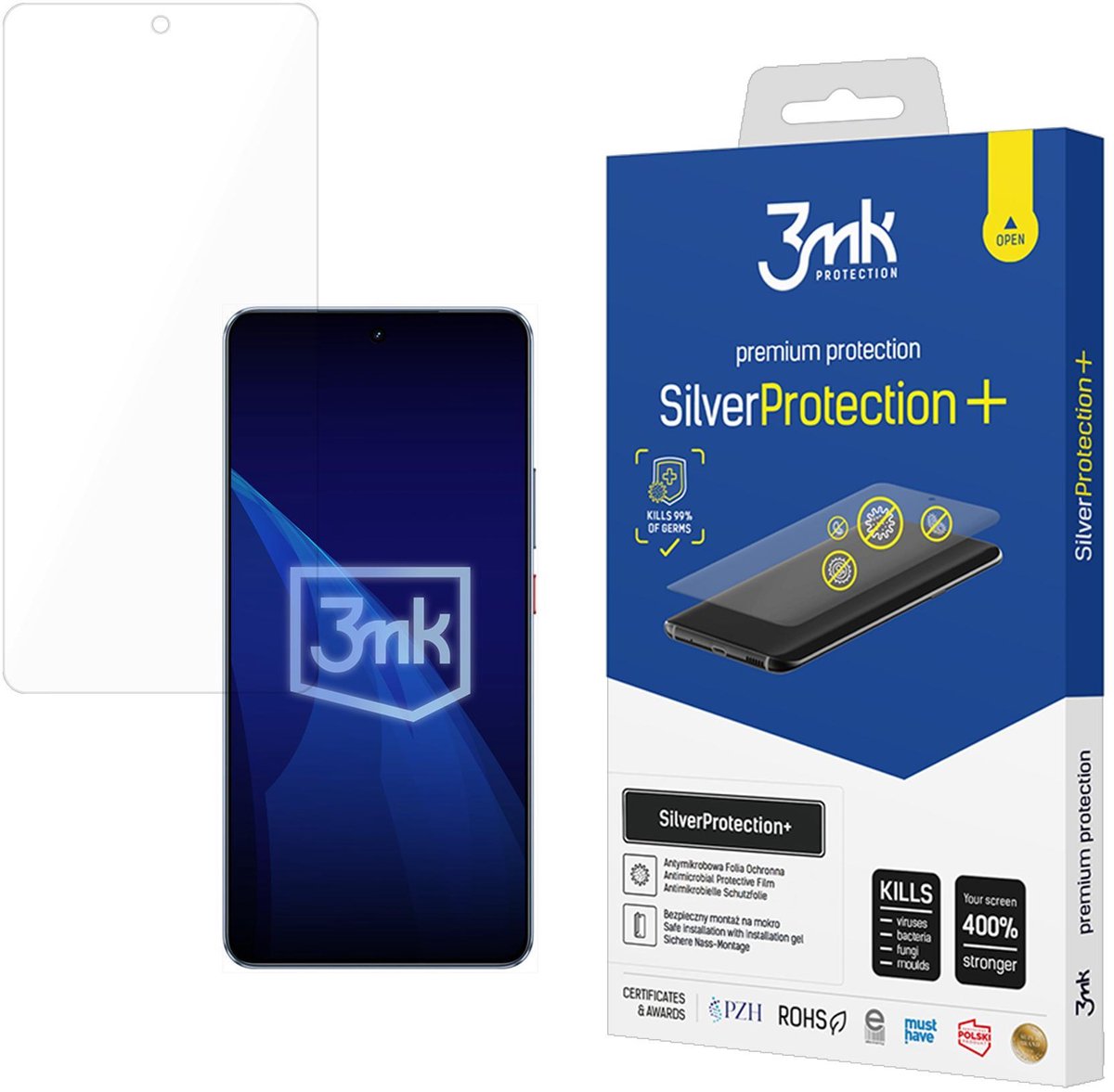 3Mk Silverprotection+ Gehard Glas Met Anti-Krasbescherming Voor Realme Gt 7