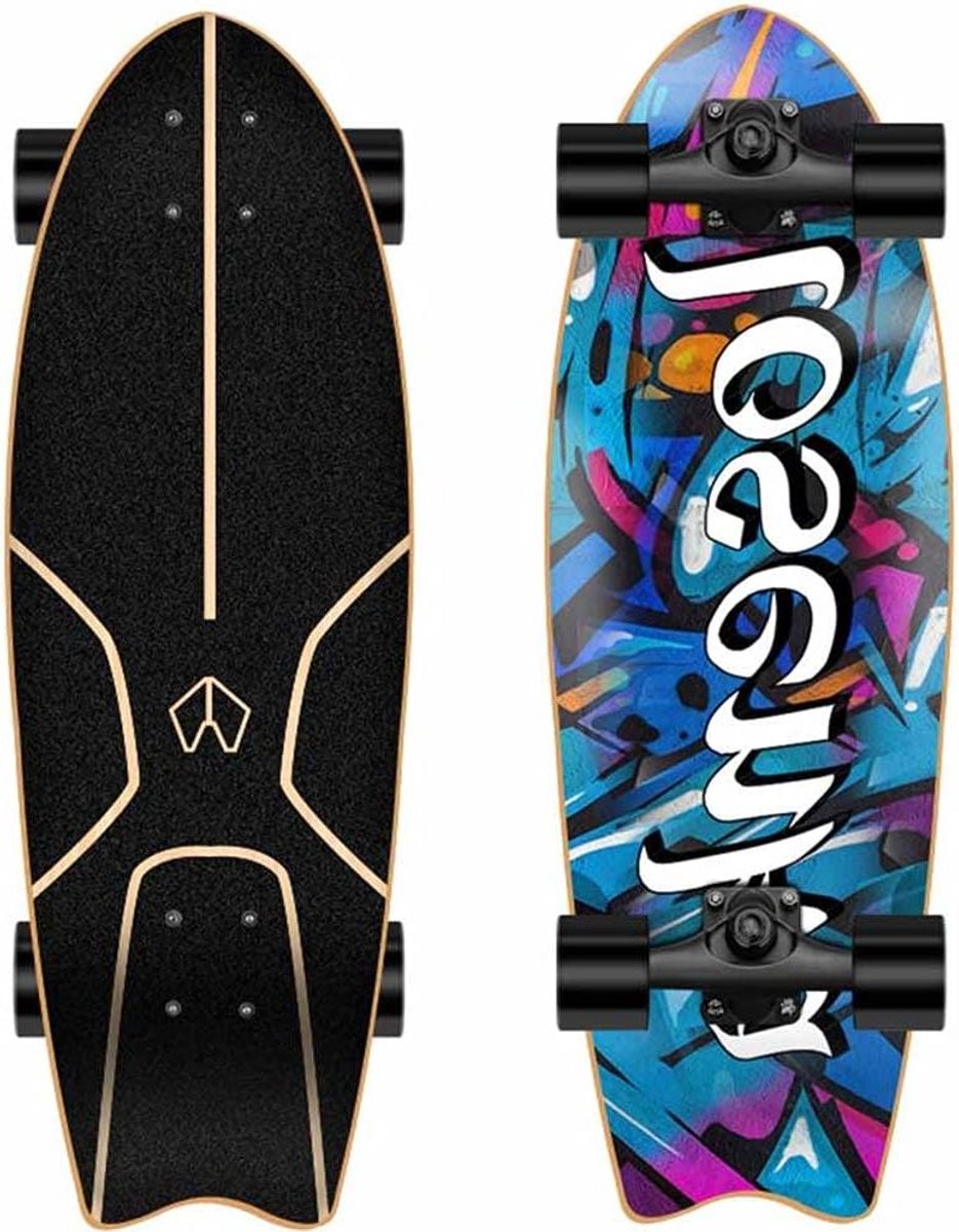 Compleet Skateboard Cruiser Board Straat Cruisen 7 Lagen Esdoorn 32 x 98 inch Patroon #5