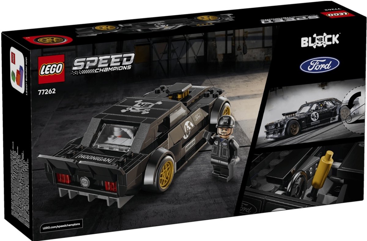LEGO Speed Champions Ken Blocks '65 Ford Mustang Hoonicorn V1 Auto Bouwpakket voor Kinderen 77262 — afbeelding 17
