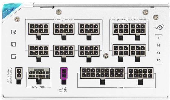 ASUS ROG THOR 1200P3 WHITE-GAMING-E 1200W 80 Plus (5/7)