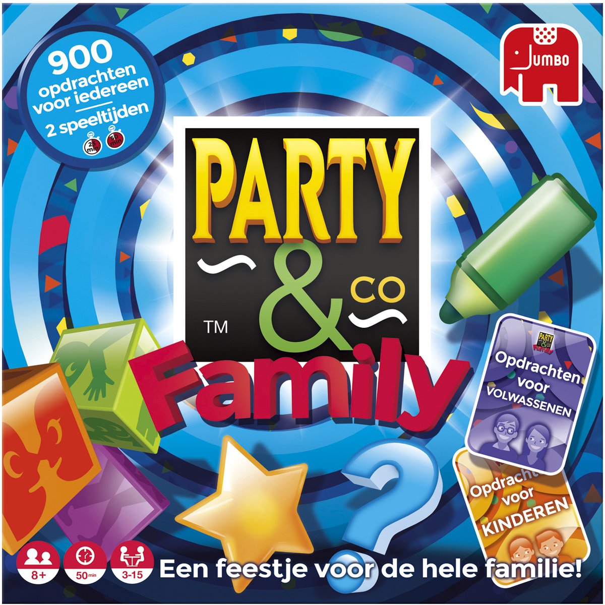 Party & Co. - Family - Bordspel voor families - Vanaf 8 jaar - Partyspel - Actiespel — afbeelding 4