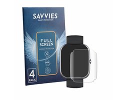 Savvies - Screenprotector voor taopodo T60 1.91" - Folie Beschermfolie transparant volledig dekking 4 Stuks
