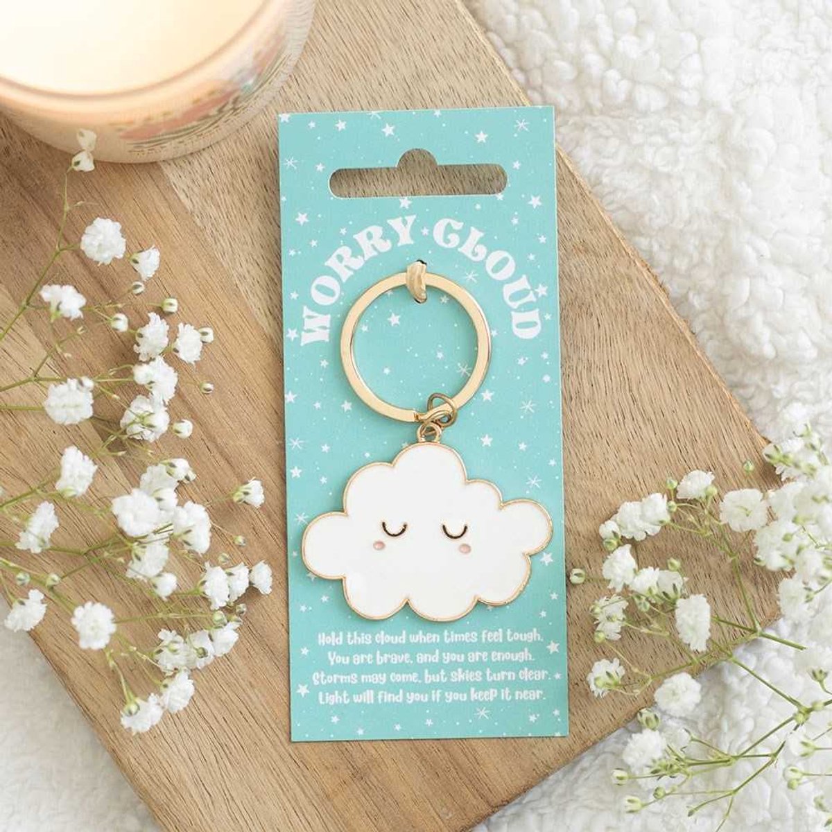 Something Different - Worry Cloud Sleutelhanger - Multicolours