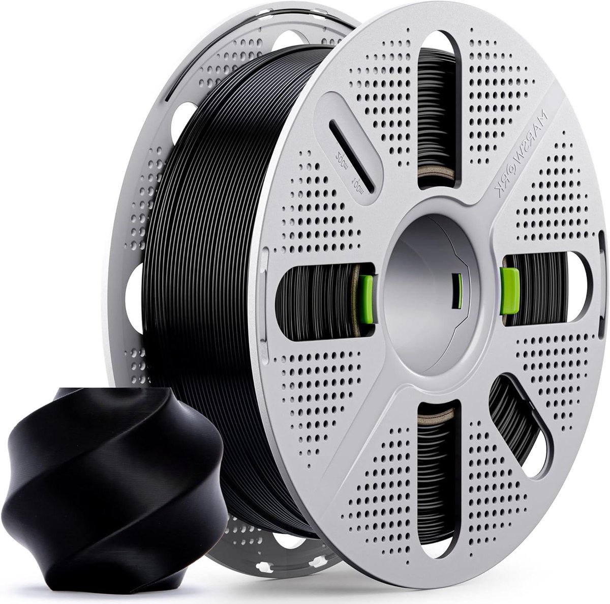 3D Printer Filament - PLA Spoel - Modelbouw Printen - Herbruikbare Spoel - 175 mm 1 kg - Zwart