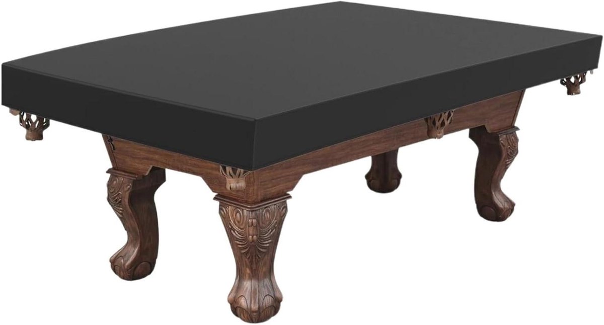 Biljarttafelhoes - Pooltafel Beschermhoes - Tafel Beschermen - Waterdicht Oxford Stof - 8FT 100x56x8 inch - Zwart