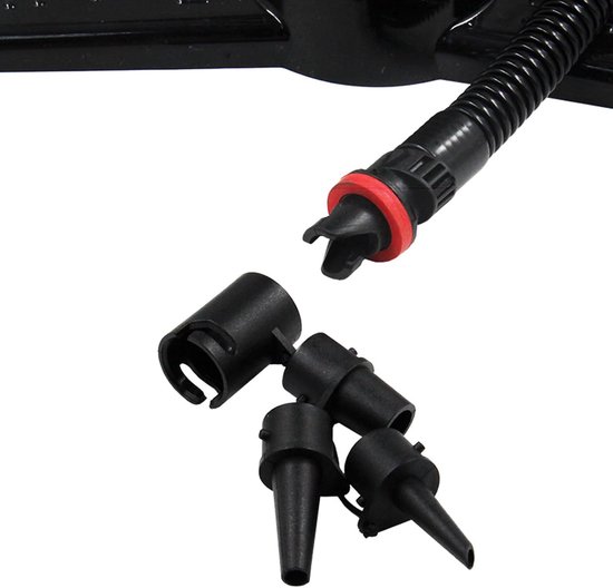 Pomp Adapter Set - Ventiel Converter - Water Sporten - Multifunctioneel - 5 Stuks - Zwart — afbeelding 3