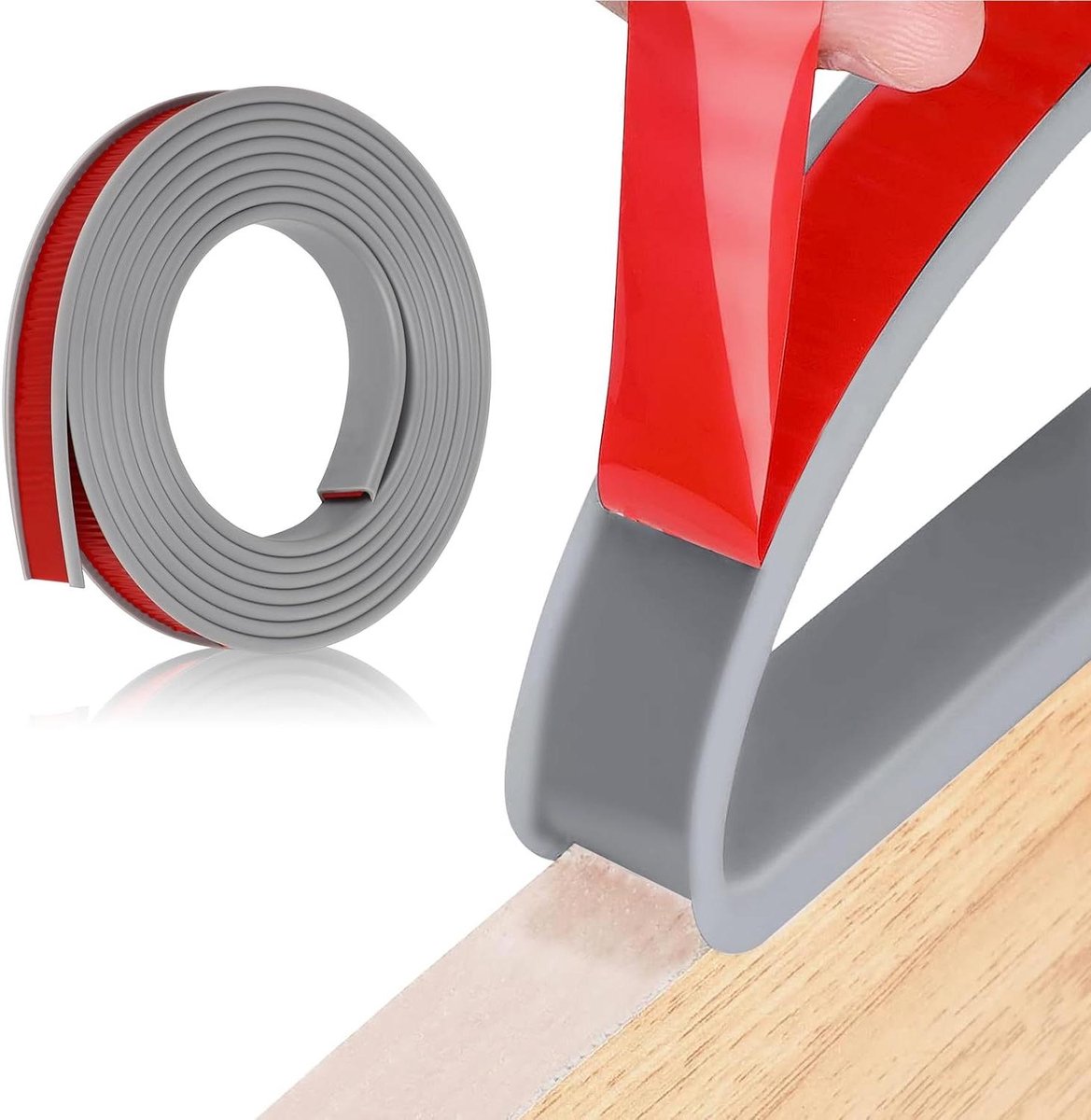 Meubelrandband U-vorm - Randbescherming Kast - Rand afwerken - Zelfklevend TPE materiaal - 22 mm x 5 m - Wit
