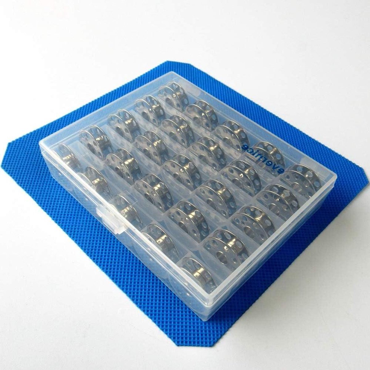 Spoelen Set - Spoelhouder Doos - Naaien Stoffen - Specifiek Model - 25 Stuks - Wit