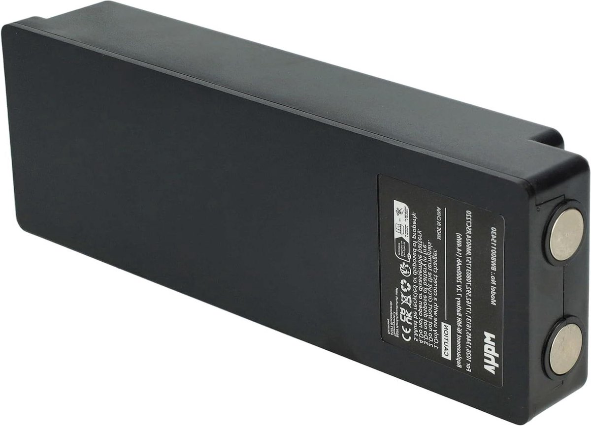 Accu voor Afstandsbediening - Batterij Vervangend - Industriële Bediening - NiMH Technologie - 72 Volt 2000 mAh - Zwart