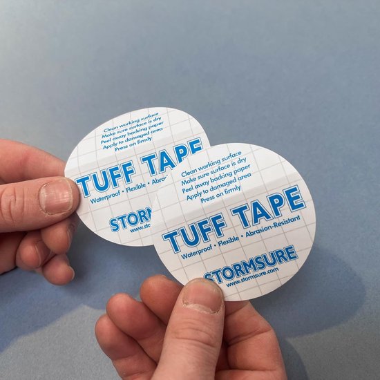 Waterdichte Reparatiepleisters - Zelfklevende Patches - Repareren van Tenten - Luchtdicht en Slijtvast - 12 Stuks Assorti - Transparant van Merkloos — afbeelding 2