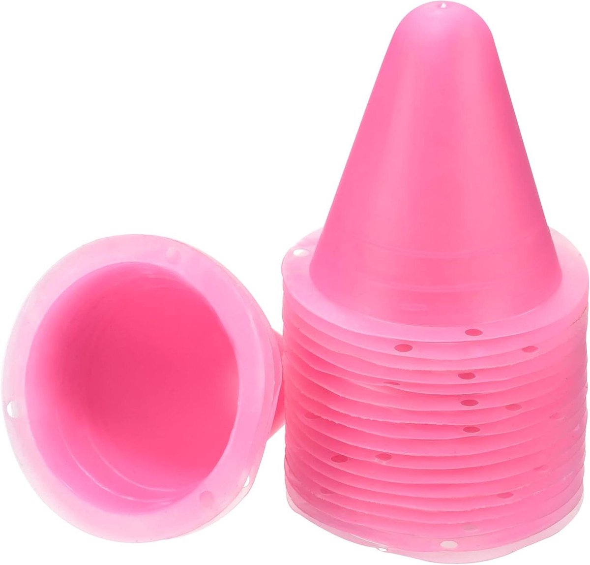 Agility Kegels - Sport Markers - Snelheid Training - Zacht en Flexibel - 78 x 75 mm - Roze