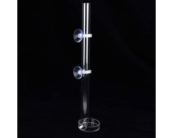 Aquarium Voederbuis - Voerbuis Vis - Vissen Voeren - Transparant Acryl - 32 cm - Transparant