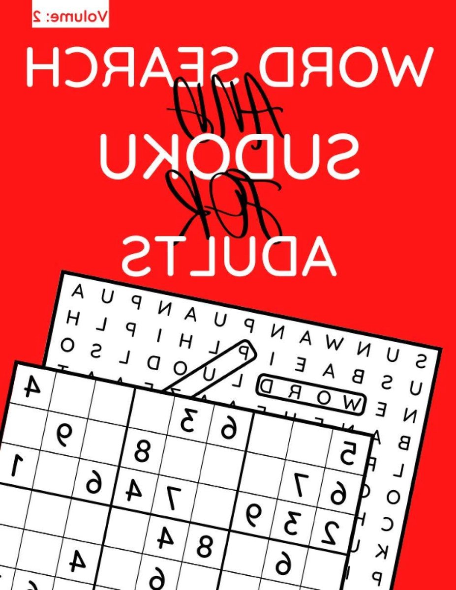 Woordzoeker Sudoku Boek - Puzzelboek Volwassenen - Hersenen Trainen - 100+ Puzzels - A4 Formaat - Wit