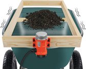 Grondzeef met Vibratiemotor - Automatische Zeef Hout - Efficiënt Zand Zeven - Geautomatiseerd Trilproces - 99 x 495 cm