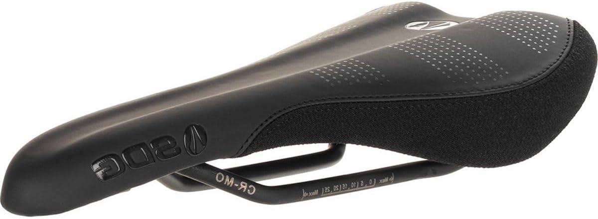 MTB Zadel - Fietszadel Stadsfiets - All Mountain Fietsen - Perineum Holte - Nylon Shell - Zwart