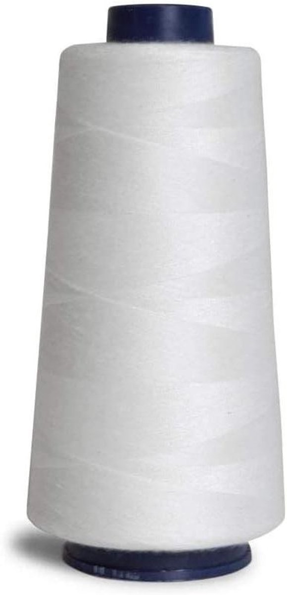 Overlock Garen - Naaimachine Garen - Kleding Maken - Sterk Katoen Materiaal - 2000 Meter - Wit