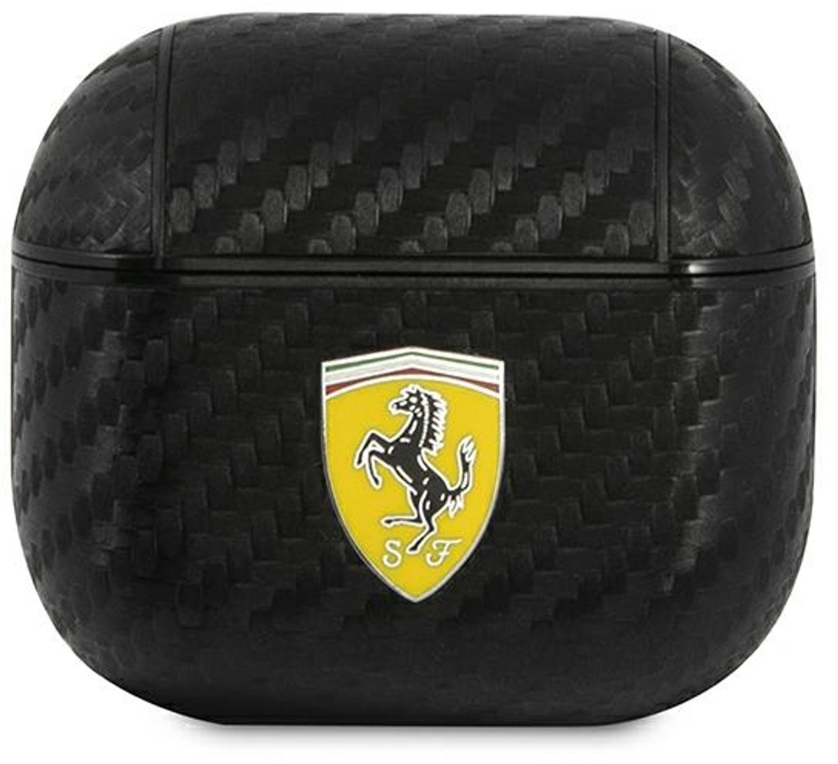 Ferrari Carbon AirPods Case - Apple Airpods 3 - Zwart