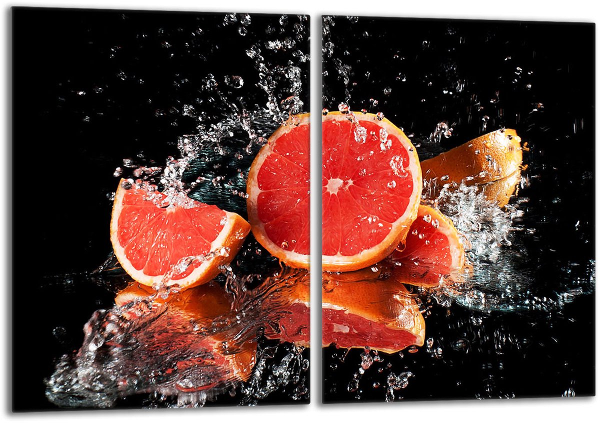 TMK ArtDeko - Glass Protectieplaat voor Kookplaat - Grapefruit - 40x52 cm - Veilig