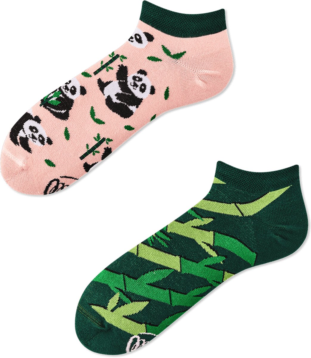 Many Mornings unisex enkelsokken - Sweet Panda Low - Unisex - Maat: 39 - 42