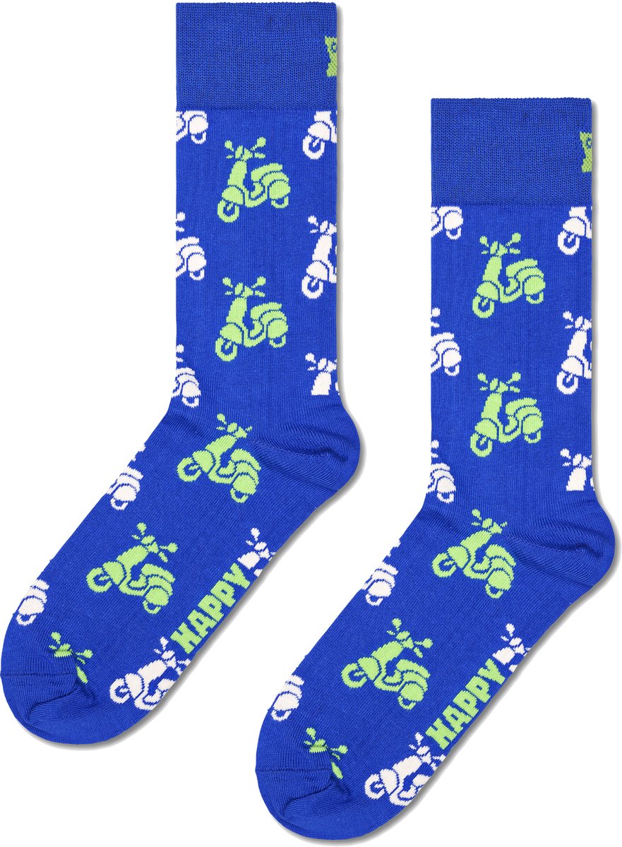 Happy Socks Scooter Sock - unisex sokken - navy - Unisex - Maat: 36 - 40