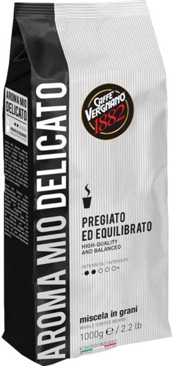 Caffe Vergnano 1882 Aroma Mio Delicato- Pregiato ed Equilibrato - koffiebonen - 1kg