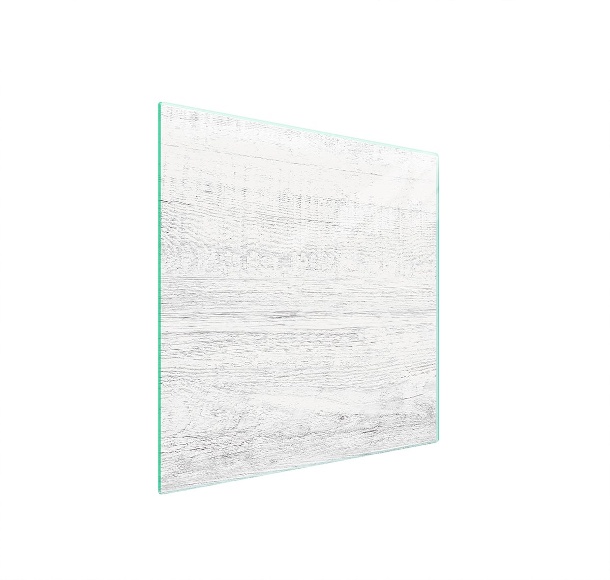 TMK ArtDeko - Glas Beschermplaat - 50x52 cm - Houtmotief - Multifunctioneel