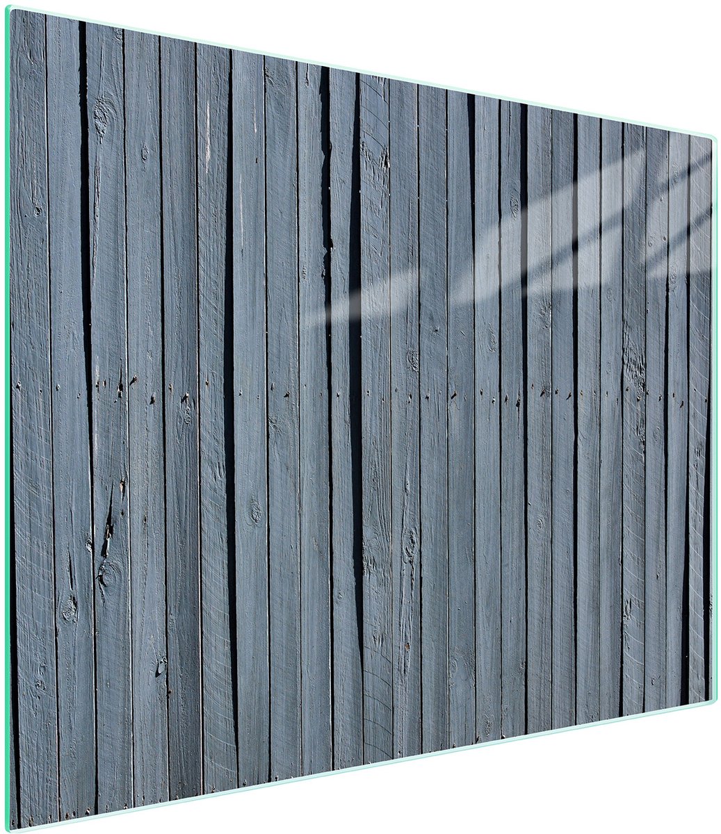 TMK ArtDeko - Snijplank - 52x30 cm - Glas - Houtlook